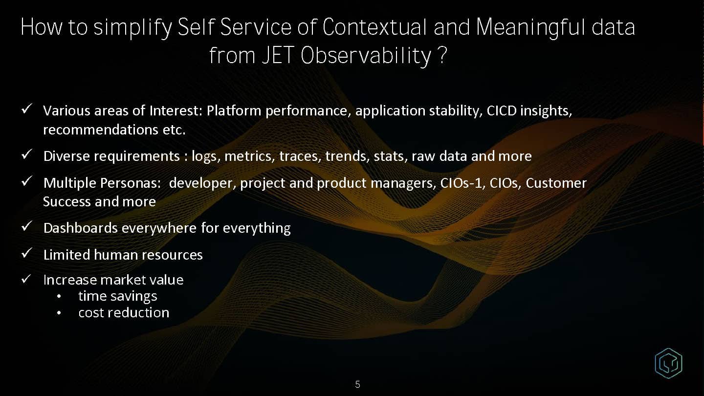 Conversational and Contextual Observability — slide 5
