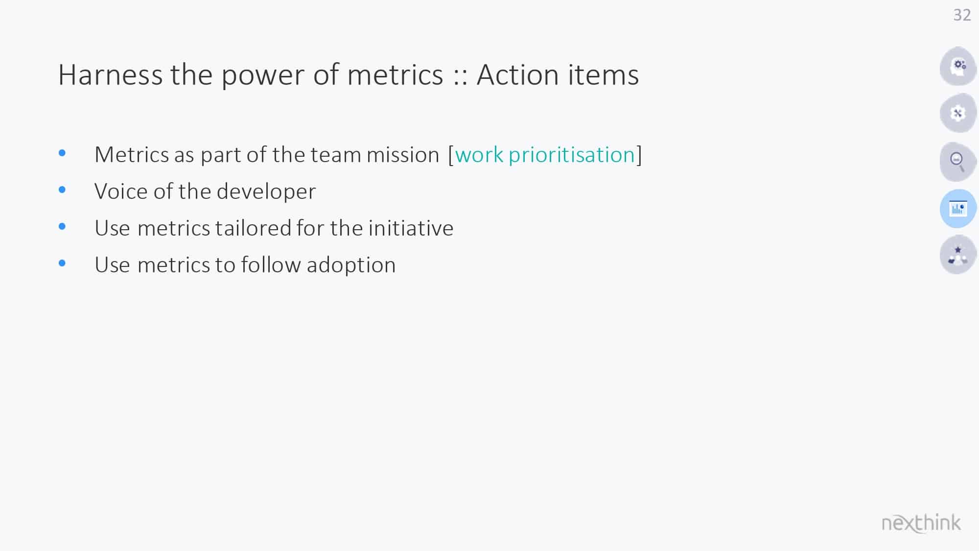 Developer Productivity Teams: Unleashing Potential for Better, Faster, Stronger Results — slide 32