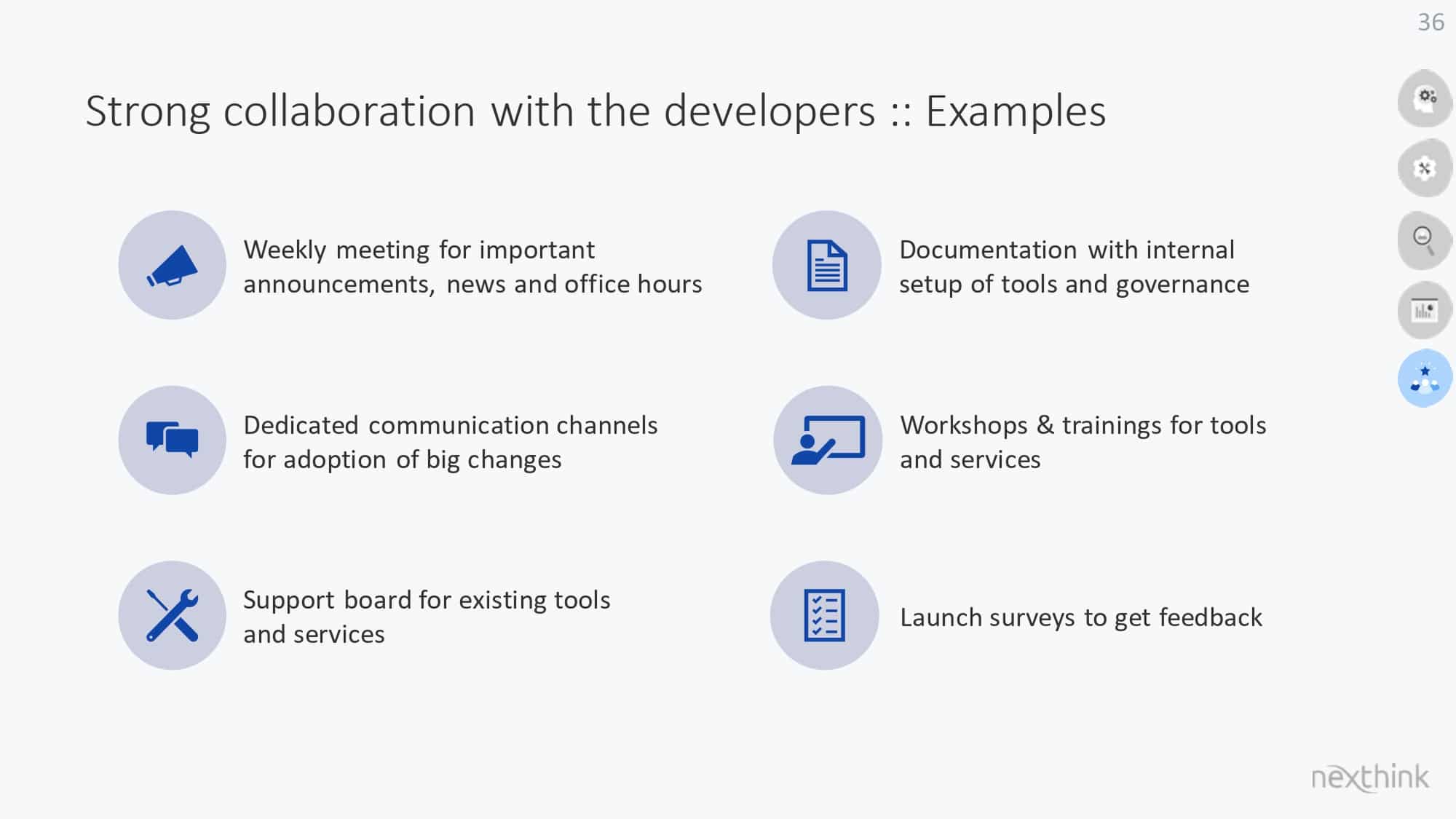 Developer Productivity Teams: Unleashing Potential for Better, Faster, Stronger Results — slide 36