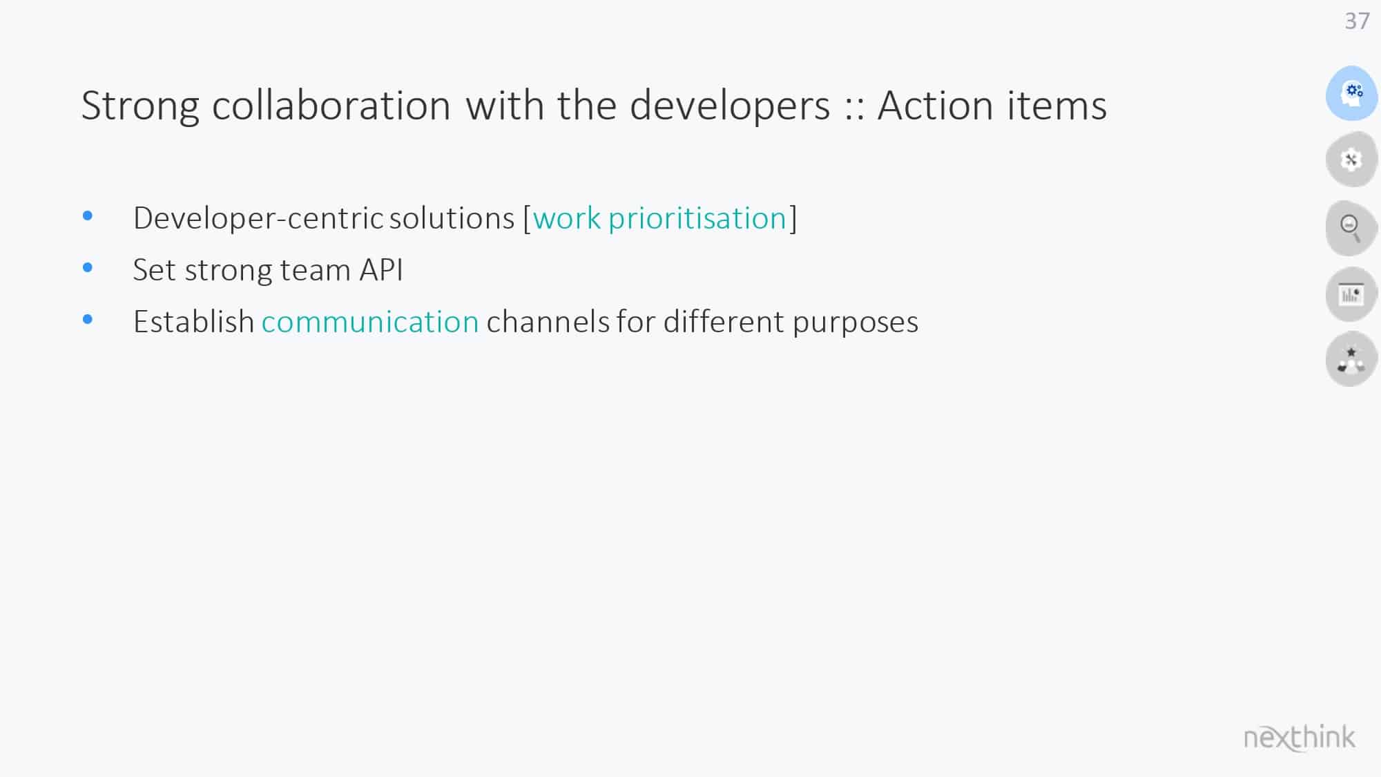 Developer Productivity Teams: Unleashing Potential for Better, Faster, Stronger Results — slide 37