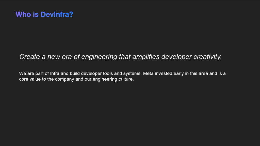 Unlocking Developer Productivity and Happiness — slide 2