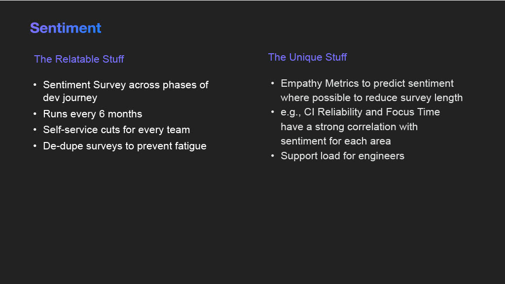 Unlocking Developer Productivity and Happiness — slide 30
