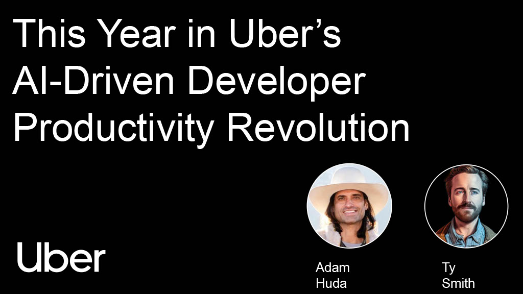 This Year in Uber’s AI-Driven Developer Productivity Revolution — slide 1