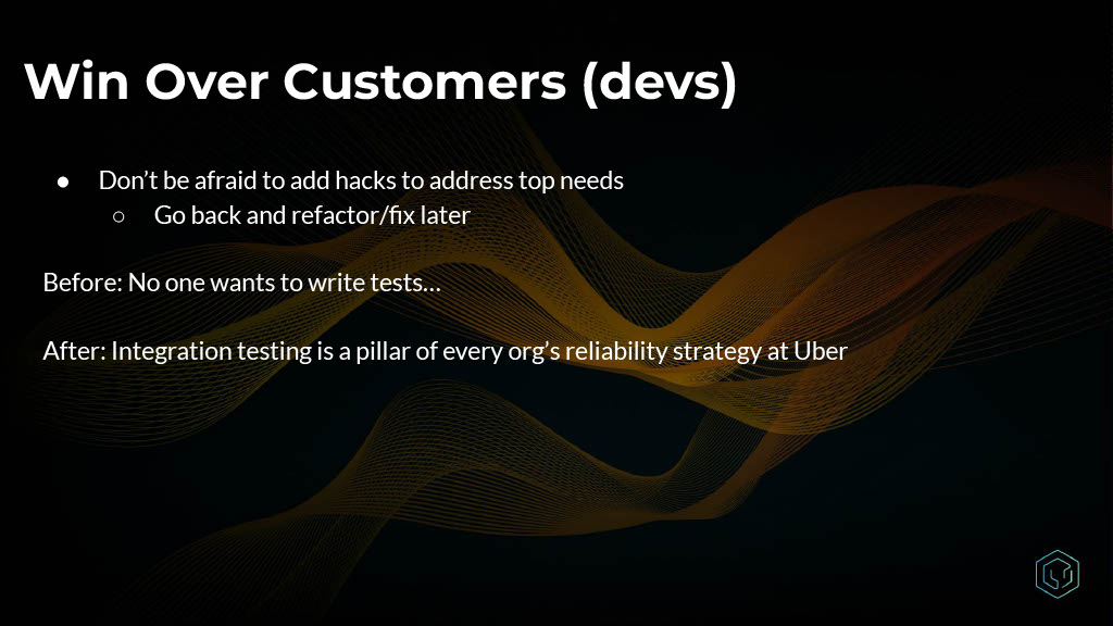 How Uber Innovated on Testing to Increase Quality and Productivity — slide 29