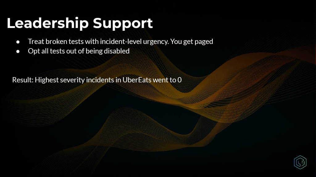 How Uber Innovated on Testing to Increase Quality and Productivity — slide 30