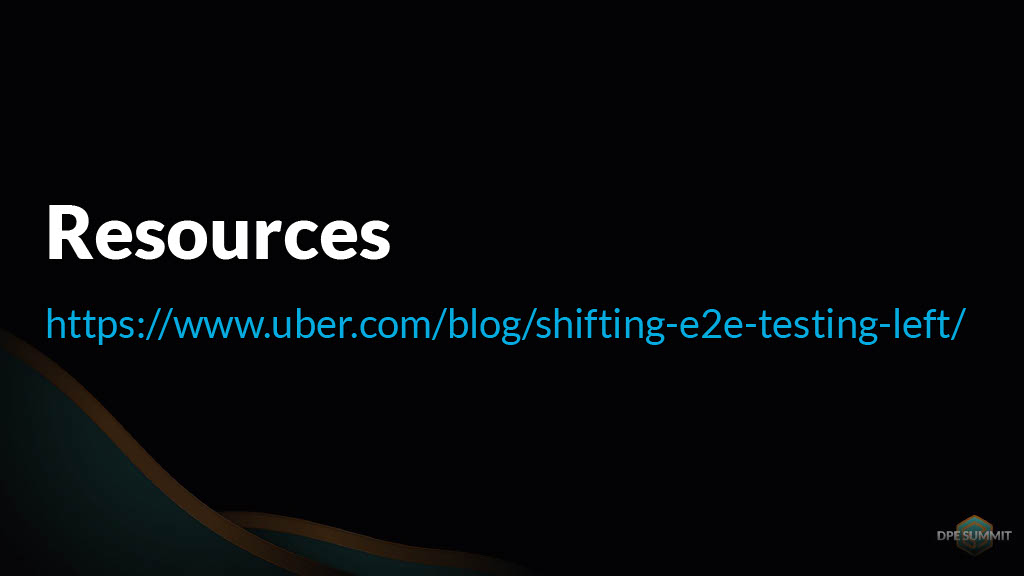 How Uber Innovated on Testing to Increase Quality and Productivity — slide 34