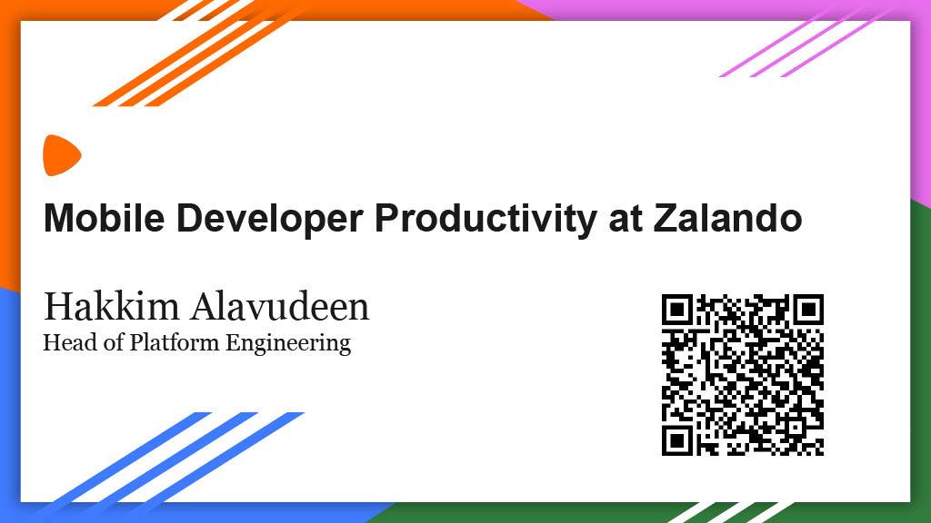 Mobile Developer Productivity Engineering at Europe’s Largest Online Fashion Store — slide 1