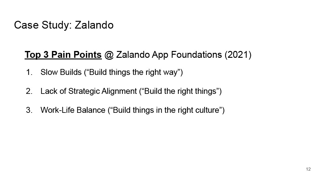 Mobile Developer Productivity Engineering at Europe’s Largest Online Fashion Store — slide 12