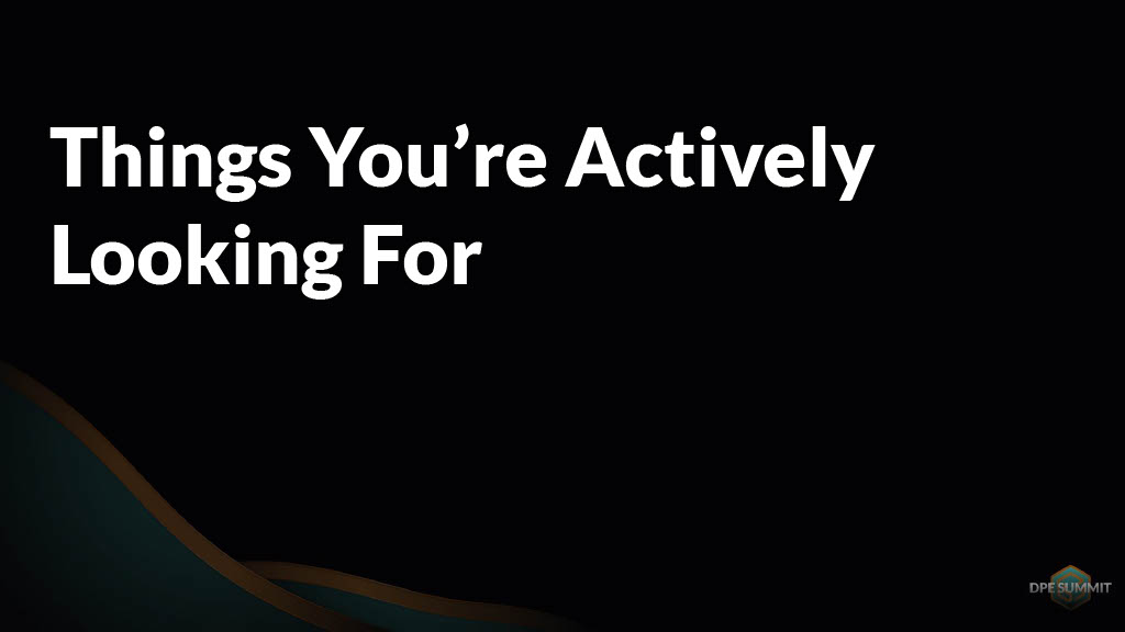 What Can You Discover If You Just Look? — slide 3