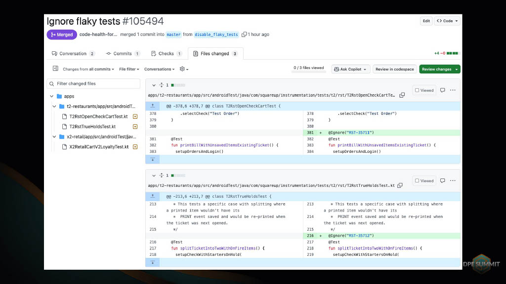 Fighting Flaky Tests at Scale — slide 12