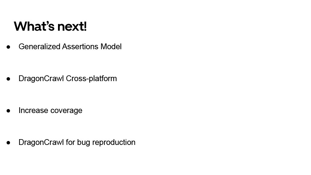 DragonCrawl: Shifting Mobile Testing to the Left with AI — slide 14