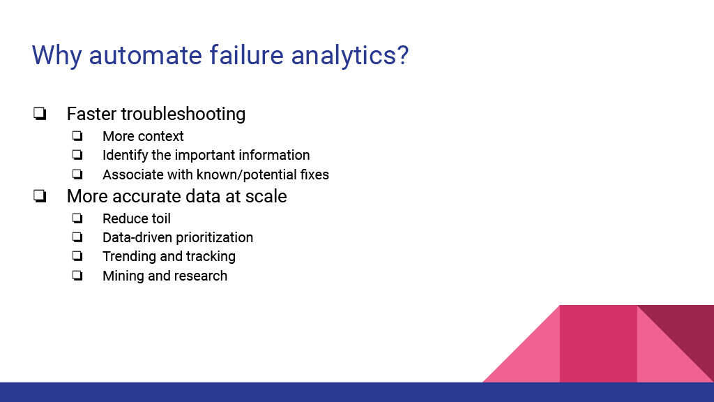 Improving and Automating Build Failure Investigations Using Semantic Embeddings — slide 4