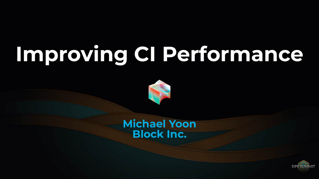 Strategies for Enhancing Performance of Large-Scale CI Builds — slide 1