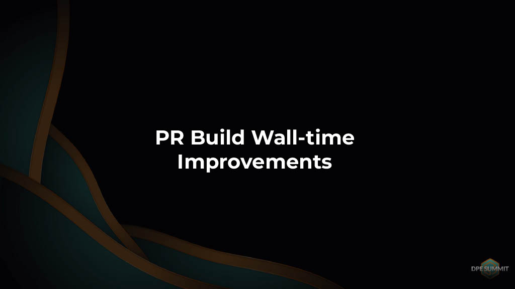 Strategies for Enhancing Performance of Large-Scale CI Builds — slide 12