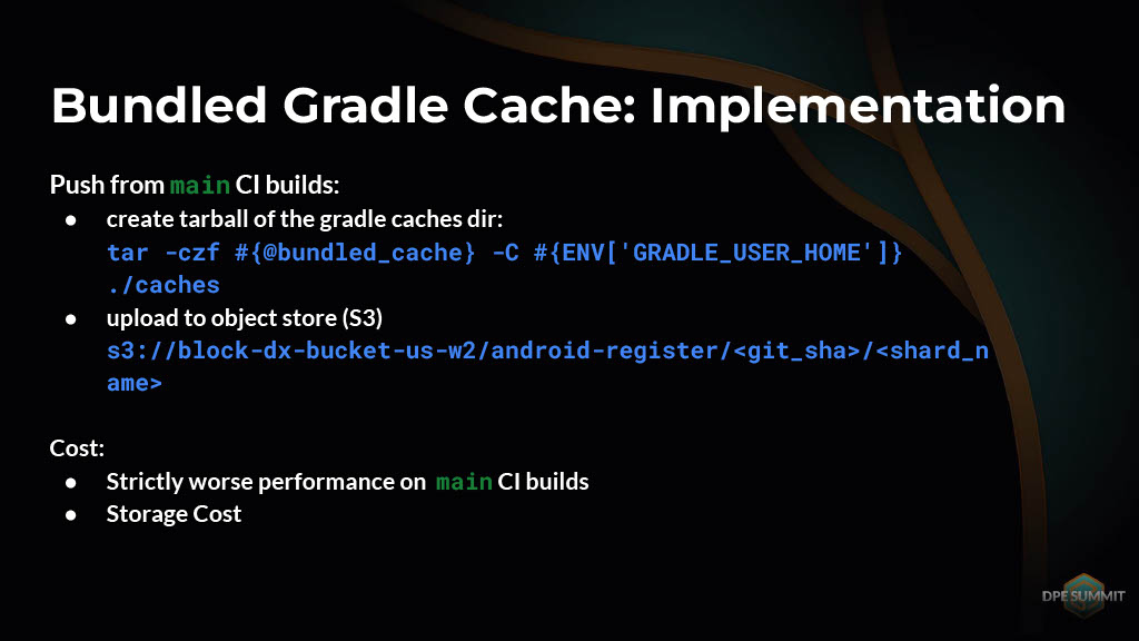 Strategies for Enhancing Performance of Large-Scale CI Builds — slide 33