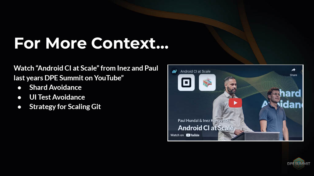 Strategies for Enhancing Performance of Large-Scale CI Builds — slide 8