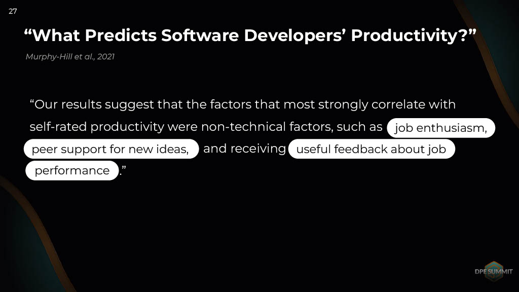 Three Words to Remember When Working with People’s Motivation and Productivity: Autonomy, Competence, Relatedness to Others — slide 27