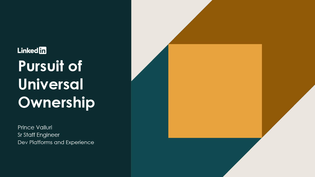 Pursuit of Universal Ownership — slide 1