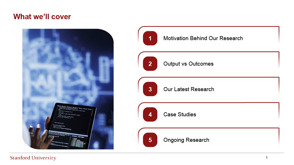 Stanford Research: Measuring Software Engineering Productivity — slide 3