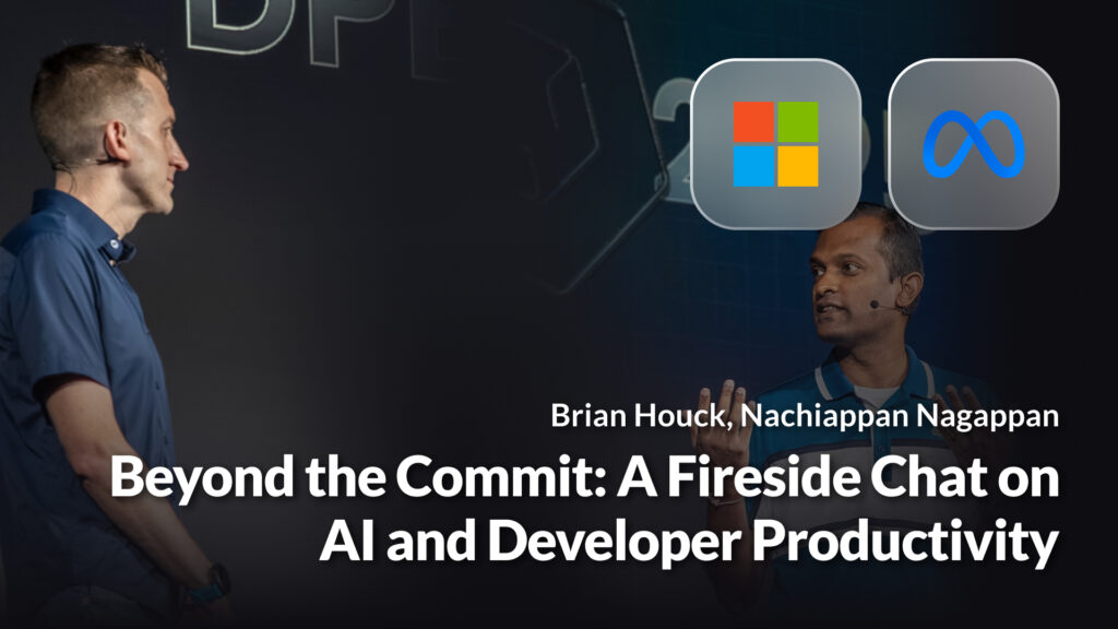 Beyond the Commit: A Fireside Chat on AI and Developer Productivity