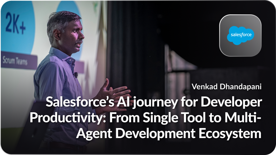 Salesforce’s AI journey for Developer Productivity: From Single Tool to Multi-Agent Development Ecosystem