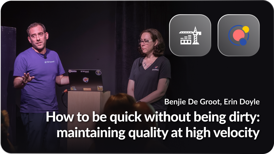 How to be quick without being dirty: maintaining quality at high velocity